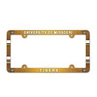 Missouri Tigers Plastic License Plate Frame