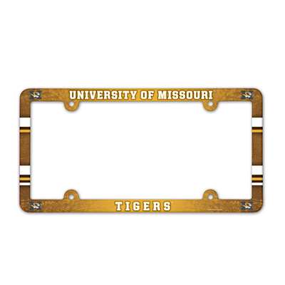 Missouri Tigers Plastic License Plate Frame