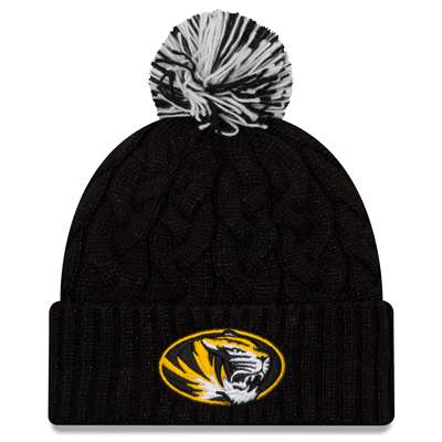 Missouri Tigers New Era Women's Cozy Cable Knit Beanie