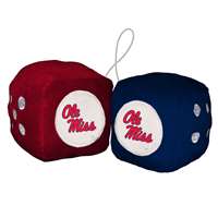 Mississippi Ole Miss Rebels Fuzzy Dice