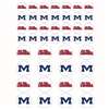 Mississippi Ole Miss Rebels Small Sticker Sheet - 2 Sheets