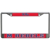Mississippi Ole Miss Rebels Metal License Plate Frame w/Domed Acrylic