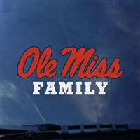Mississippi Ole Miss Rebels Transfer Decal - Family