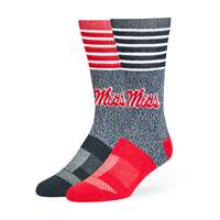 Mississippi Ole Miss Rebels 47 Brand Vernon Fuse Socks