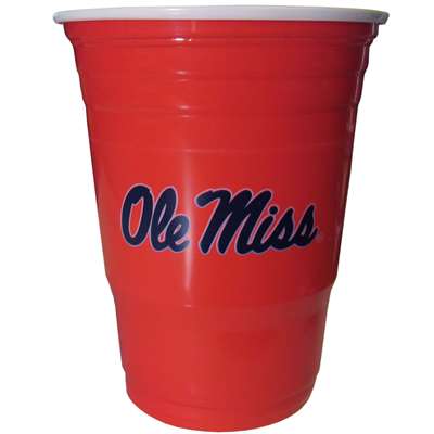 Mississippi Ole Miss Rebels Plastic Game Day Cup - 18 Count