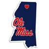 Mississippi Ole Miss Rebels Home State Decal