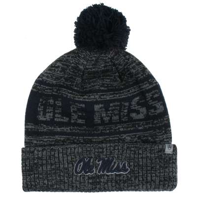 Mississippi Ole Miss Rebels Top of the World Sock It 2 Me Knit Beanie