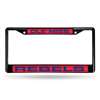 Mississippi Ole Miss Rebels Inlaid Acrylic Black License Plate Frame
