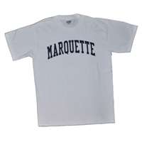 Marquette University T-shirt - Arch Print, White