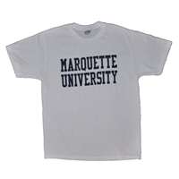 Marquette University T-shirt - Big And Bold Print, White
