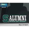 Michigan State Spartans Decal - S W/ Alumni Over Michigan State University