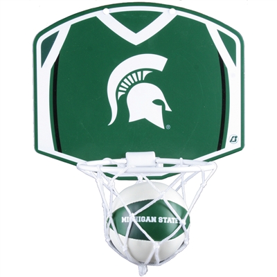 Michigan State Spartans Mini Basketball And Hoop Set