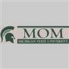 Michigan State Spartans Die Cut Decal Strip - Mom