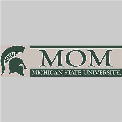Michigan State Spartans Die Cut Decal Strip - Mom