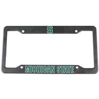Michigan State Spartans Plastic License Plate Frame