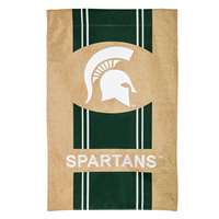 Michigan State Spartans Burlap Flag - 28" x 44"