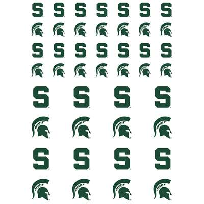 Michigan State Spartans Small Sticker Sheet - 2 Sheets