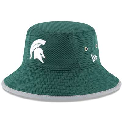 Michigan State Spartans New Era Team Training Bucket Hat