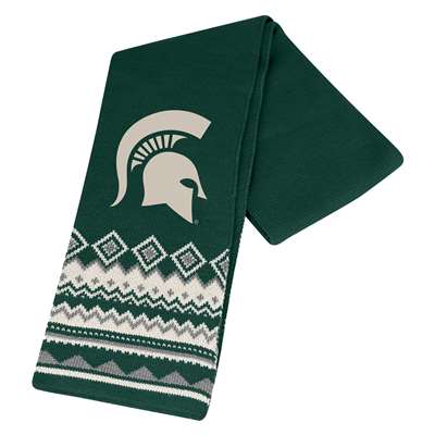 Michigan State Spartans Top of the World Dusty Knit Scarf