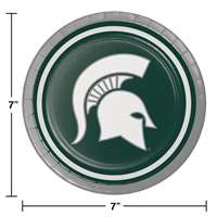 Be ready for game day! Cheer on your favorite college team with these full color, sturdy style, paper lunch/snack/cake plates. This set of 8 plates are a high quality addition to any gathering. Measures 7 inches. Officially licensed by the NCAA and manufa