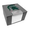 Michigan State Spartans Leather Memo Cube Holder