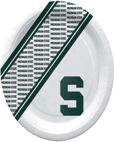 Michigan State Spartans Disposable Paper Plates - 20 Pack