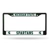 Michigan State Spartans Team Color Chrome License Plate Frame