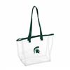 Michigan State Spartans Clear Stadium Tote Bag