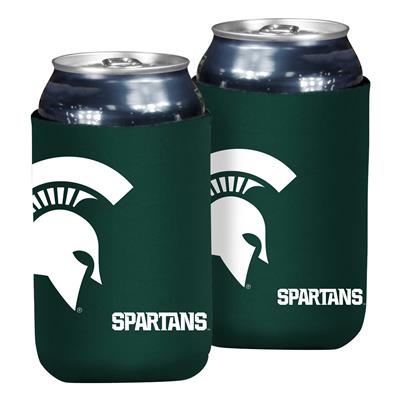Michigan State Spartans Oversized Logo Flat Coozie