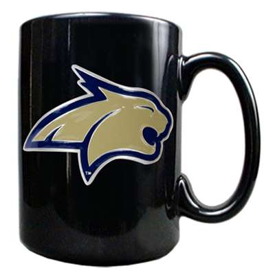 Montana State Bobcats 15oz Black Ceramic Mug