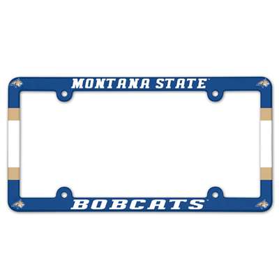 Montana State Bobcats Plastic License Plate Frame
