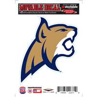 Montana State Bobcats Repositionable Vinyl Decal