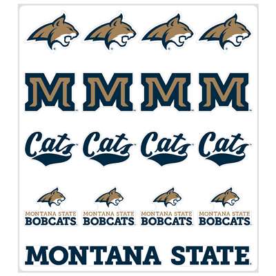 Montana State Bobcats Multi-Purpose Vinyl Sticker Sheet