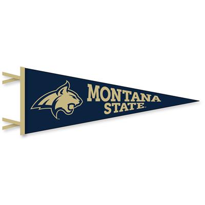 Montana State Bobcats Wool Felt Pennant - 9" x 24"