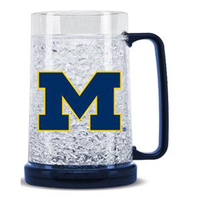 Michigan Wolverines Mug - 16 Oz Freezer Mug - M Logo