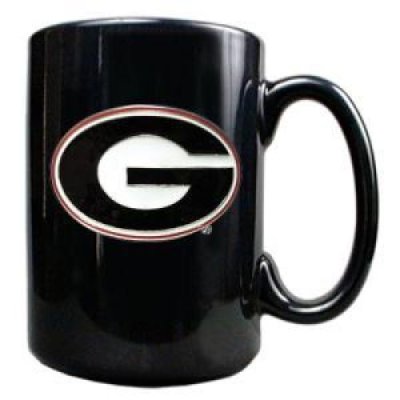 Georgia 15oz Black Ceramic Mug