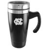 North Carolina Tar Heels Engraved 16oz Stainless Steel Travel Mug - Black