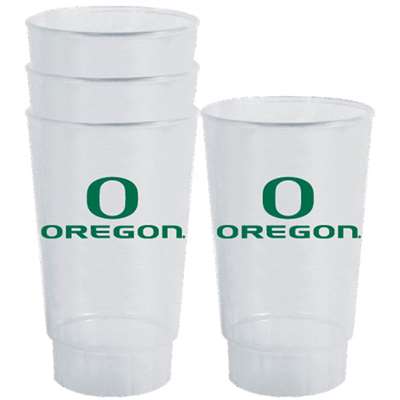 Oregon Plastic Tailgate Cups - Set Of 4