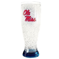 Ole Miss Rebels - 16oz Flared Pilsner Freezer Glass