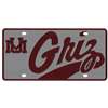 Montana Grizzlies Full Color Mega Inlay License Plate