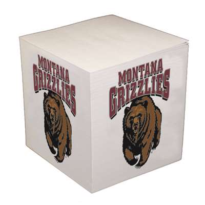 Montana Grizzlies Sticky Note Memo Cube - 550 Sheets