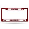 Montana Grizzlies Team Color Chrome License Plate Frame