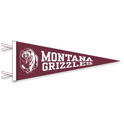 Montana Grizzlies Wool Felt Pennant - 9" x 24"