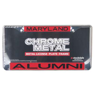 Maryland Terrapins Metal Alumni Inlaid Acrylic License Plate Frame