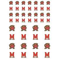 Maryland Terrapins Small Sticker Sheet - 2 Sheets