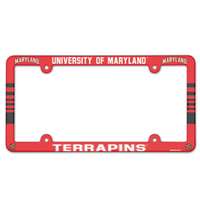 Maryland Terrapins Plastic License Plate Frame
