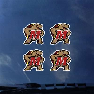 Maryland Terrapins Transfer Decals - Set of 4