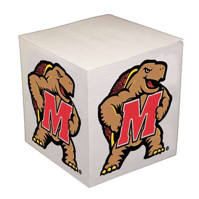 Maryland Terrapins Sticky Note Memo Cube - 550 Sheets