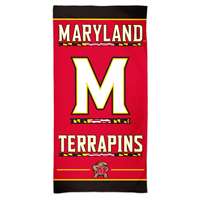 Maryland Terrapins Spectra Beach Towel