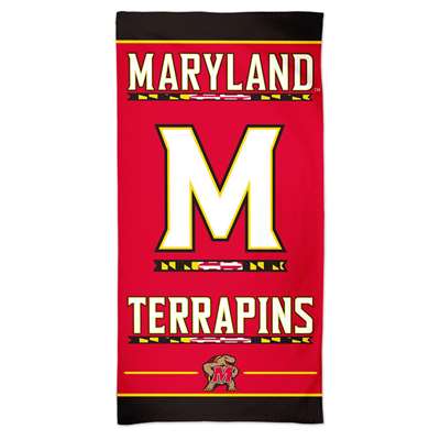 Maryland Terrapins Spectra Beach Towel
